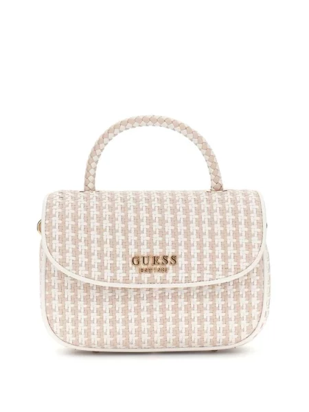 Guess Τσάντα Mirema λευκό