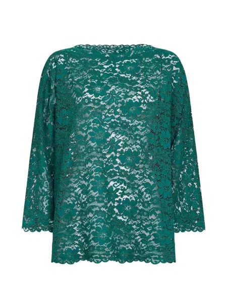 Bluzka w kwiaty Gianluca Capannolo w kwiatki zielony