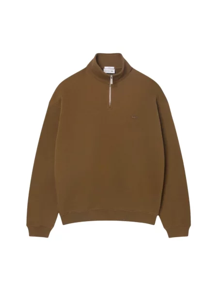 Bluza rozpinana Lacoste brązowa
