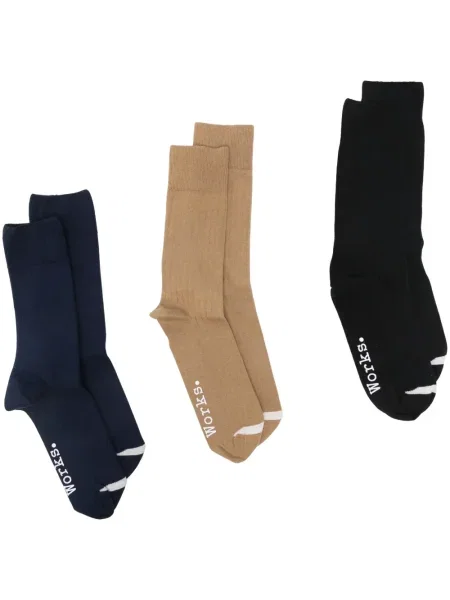 Ponožky Universal Works s potiskem černé