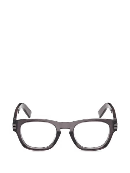 Ochelari de soare Zegna cu imprimeu geometric gri