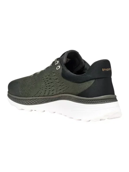 Sneakersy Geox skórzane zielone