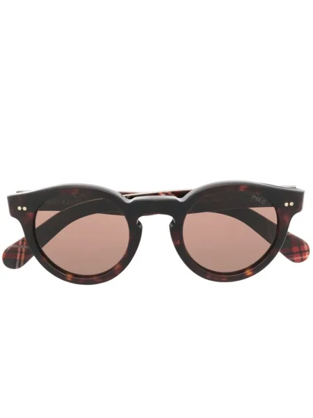 Ochelari de soare rotunzi Polo Ralph Lauren albastru