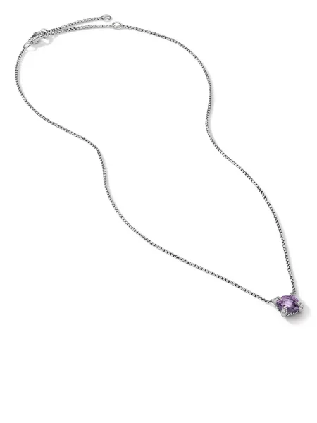 Zawieszka David Yurman fioletowa