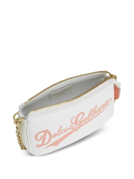 Geanta crossbody copii Dolce & Gabbana alb