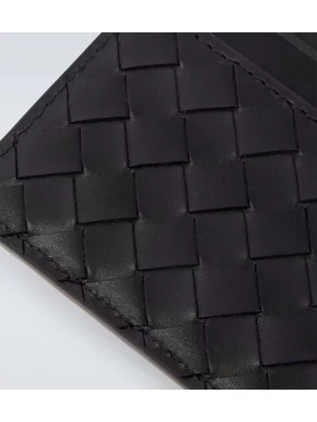 Portofel Bottega Veneta din piele negru
