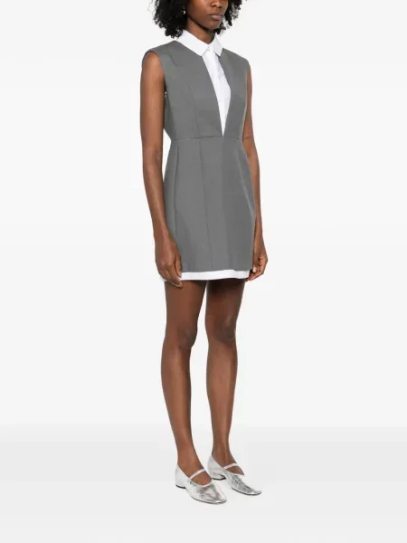 Rochie mini Maje de costum gri