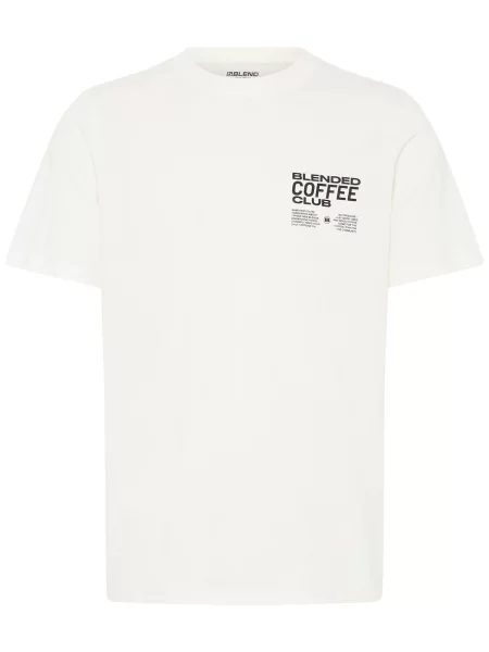 BLEND Tricou BHKENZO negru alb