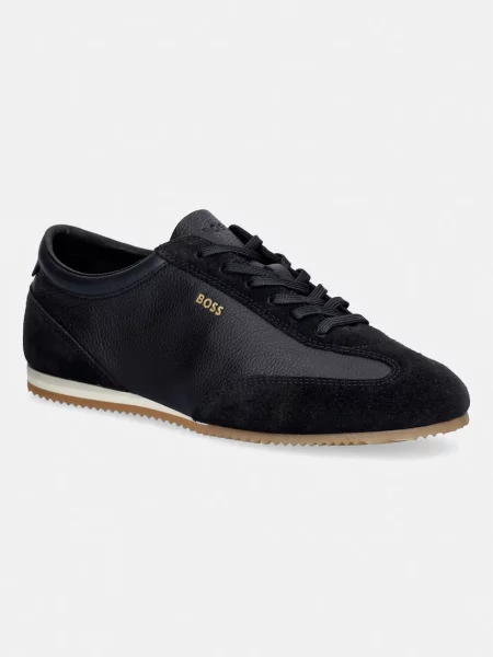 BOSS Lineor sneakers pentru bărbați din piele negru