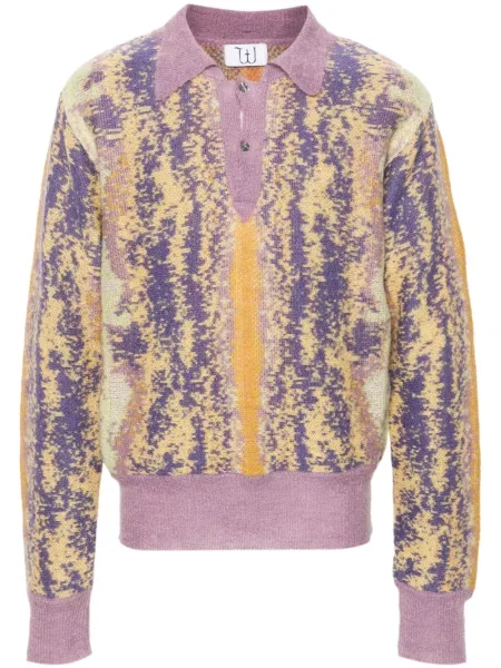 Плетен суитчър Winnie Ny виолетово