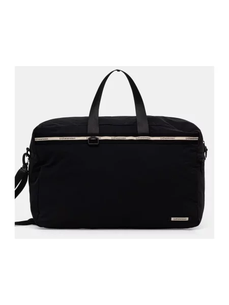 Plecaki gimnastyczne Emporio Armani Train Logo Gym Bag Black Universal czarny