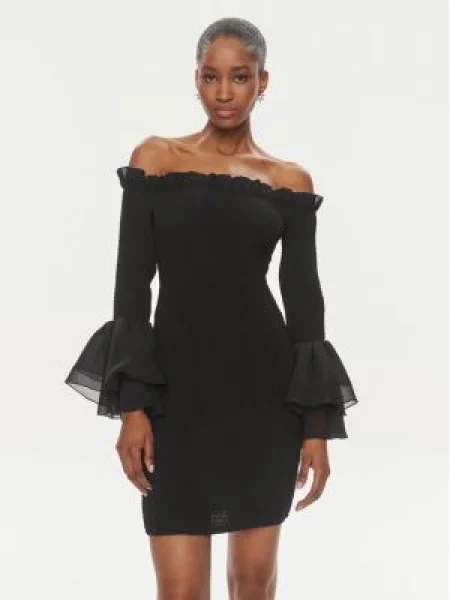 ROTATE Rochie cocktail Chiffon negru