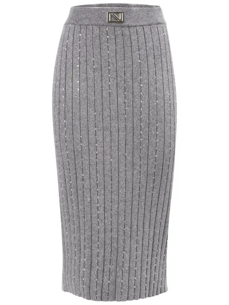 Influencer Fustă gri