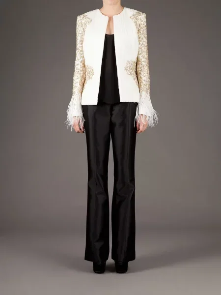 Pantaloni Linda Farrow negru