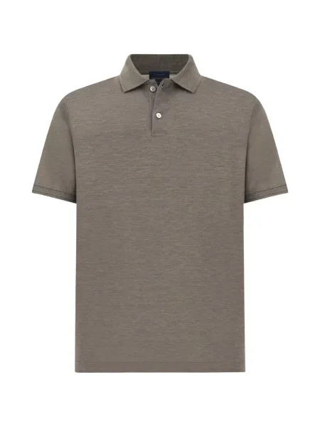 Scurt tricou polo Paul & Shark gri