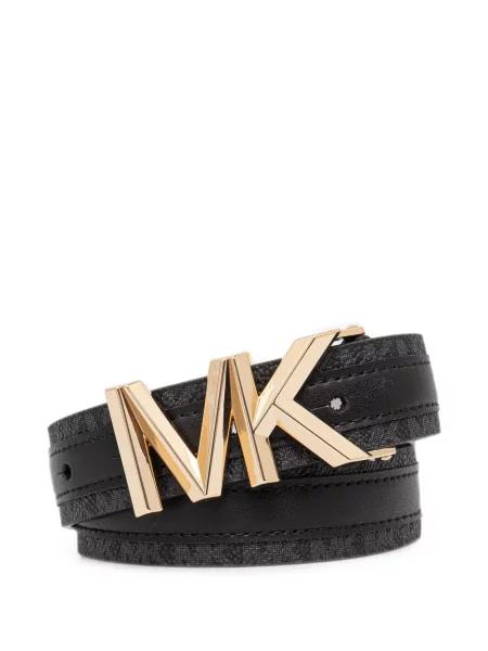 Reversibil bikini Michael Michael Kors cu broderie din piele de căprioară portocaliu