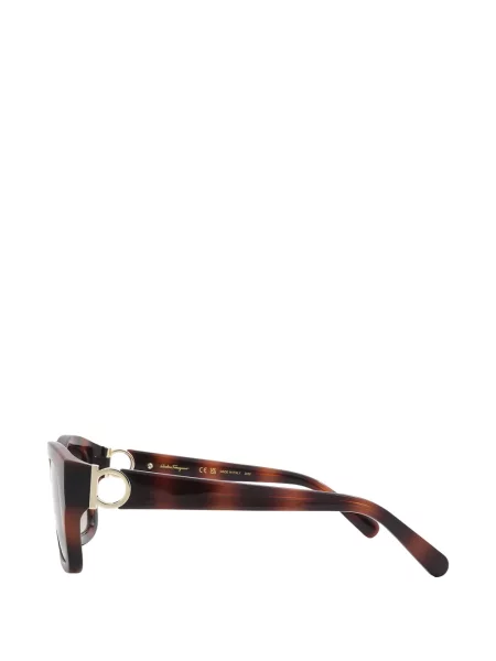 Ochelari de soare pătrați Ferragamo maro