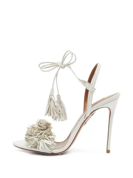 Sandale Aquazzura alb