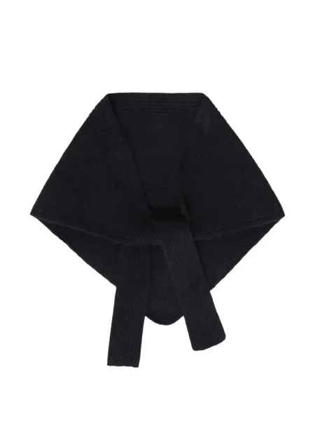 Fular Jacquemus cu autograf negru
