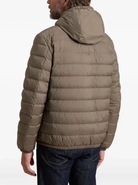 Geacă Woolrich cu glugă maro