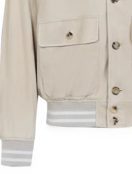 Велурено яке тип бомбър Ralph Lauren Purple Label виолетово