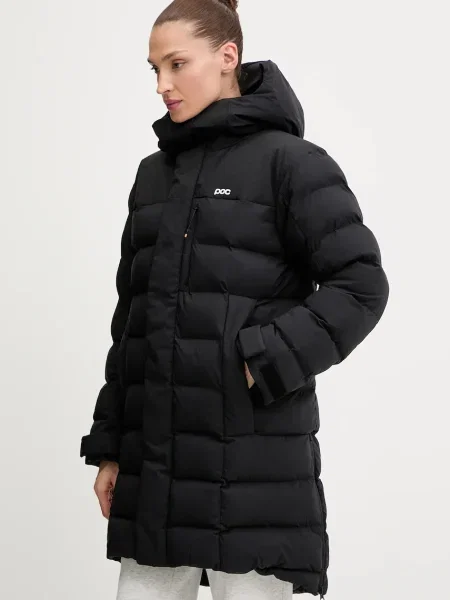 Dámska lyžiarska bunda POC Race Loft Parka uranium black čierna
