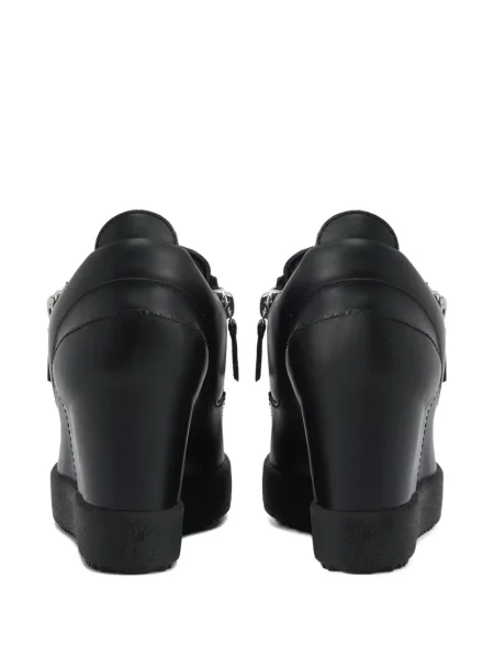 Sneakerși Giuseppe Zanotti cu pană negru