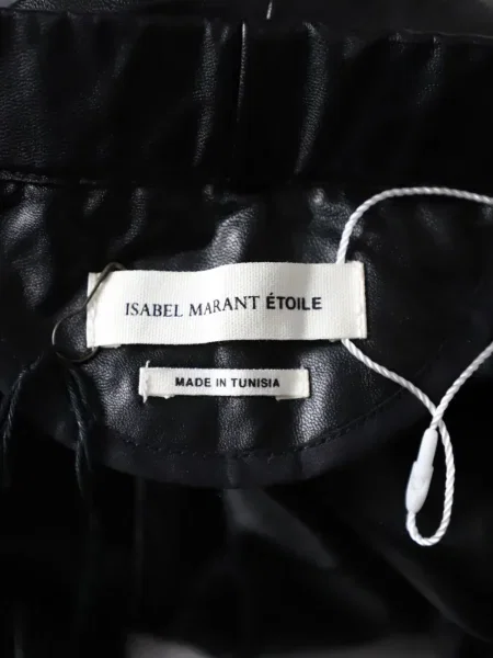 Pantaloni Marant Etoile din piele negru