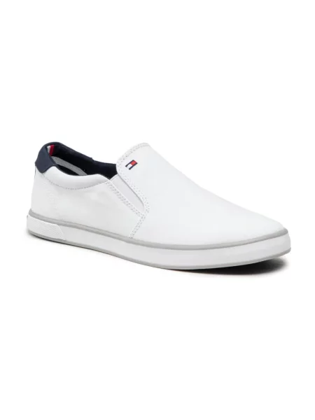 Trampki Tommy Hilfiger bez obcasa białe