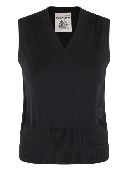 Vestă Semicouture negru