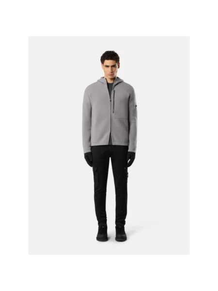Spodnie cargo Stone Island ze spandexu z kamieniami czarne