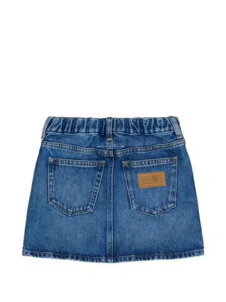 Φούστα τζιν Mm6 Maison Margiela μπλε