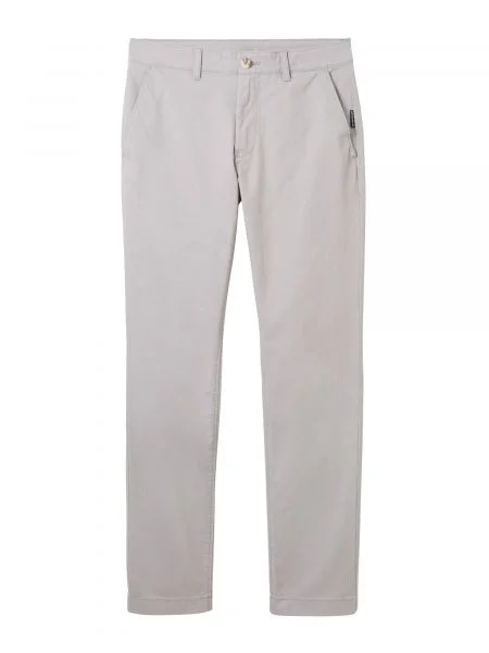 TOM TAILOR Pantaloni eleganți bleumarin / deschis gri