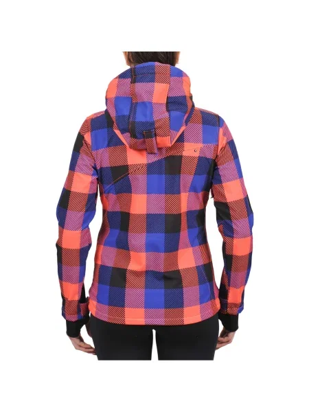 Geacă Peak Mountain softshell albastru