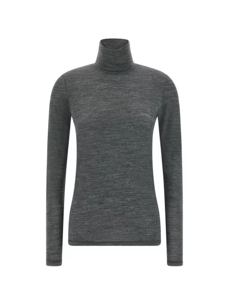 Lung tricou Jil Sander gri