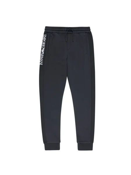 Pantaloni copii Emporio Armani albastru