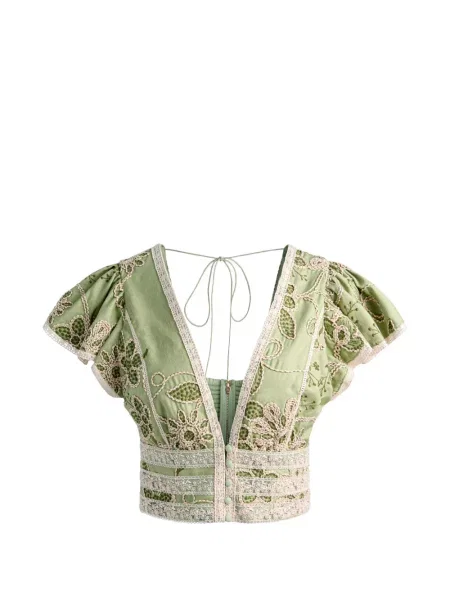 Bluză Alice + Olivia verde