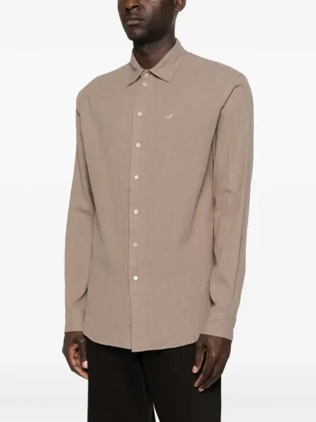 Ленена риза Emporio Armani