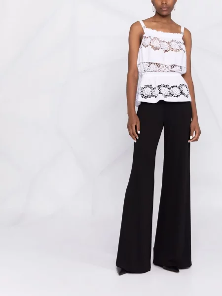 Pantaloni Alberta Ferretti evazate negru