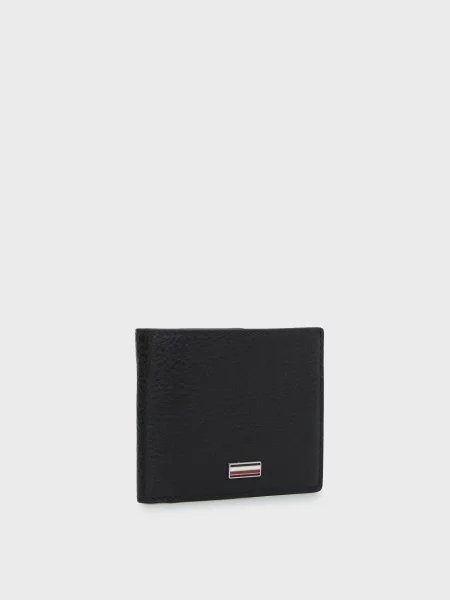 Кожаный кошелек Tommy Hilfiger черный