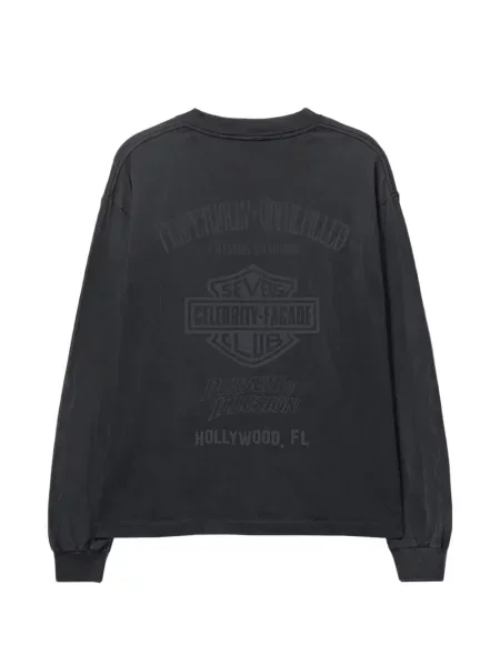 Hanorac Triple Sevens cu imagine negru