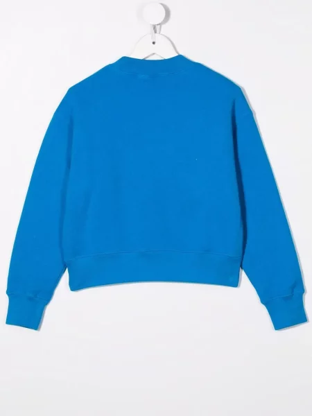 Hanorac crewneck copii Palm Angels albastru