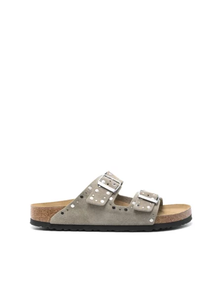 Trampki Birkenstock Arizona Rivets Suede Leather Taupe EUR 38 beżowe
