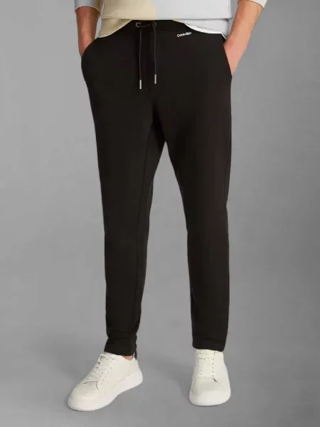 Спортивные штаны Calvin Klein из модала черные