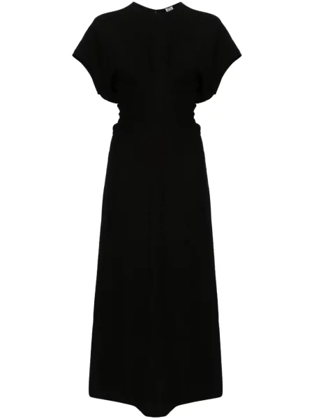 Rochie midi Toteme până la genunchi de costum negru