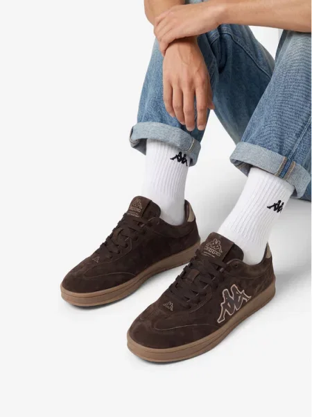 Sneakers Kappa închis maro
