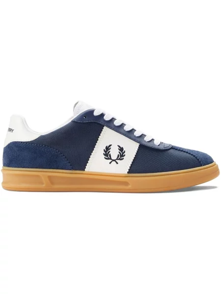 Pantofi Fred Perry din piele de căprioară albastru