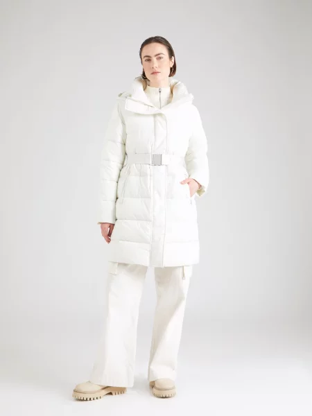 Calvin Klein Jeans Palton de iarnă Écru alb