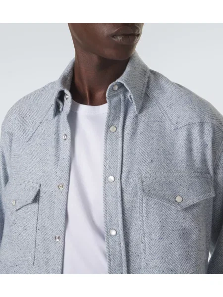 Tricou Umit Benan din jerseu alb