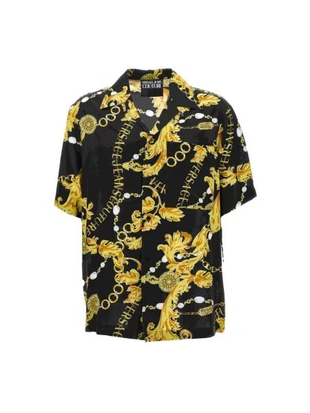 Koszula dżinsowa Versace Jeans Couture czarna